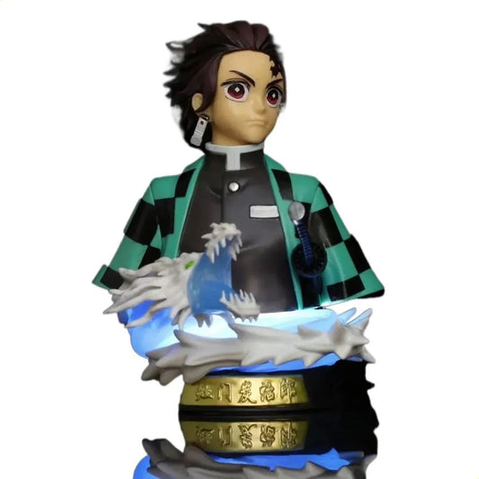 Tanjiro Kamado LED Water Dragon Statue – 15 CM Demon Slayer Anime Figure