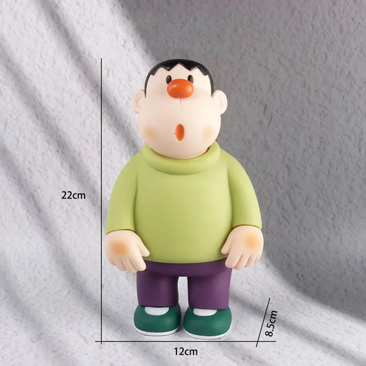 Gian Standing Figure from Doraemon – Cute Anime Collectible Showpiece (22 cm)