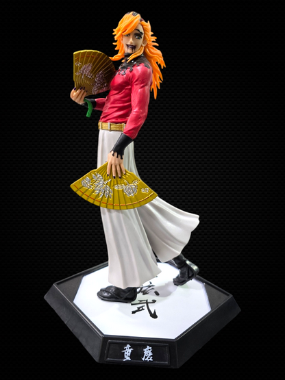 Elegant Demon Douma 28 cm Anime Figure – Fan-Wielding Long Robe Collectible