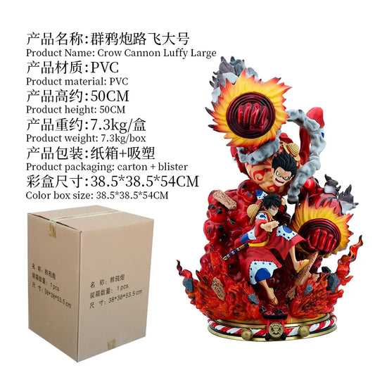 Monkey D. Luffy Wano Gear 4 Boundman Statue – 35 CM One Piece GK Figure