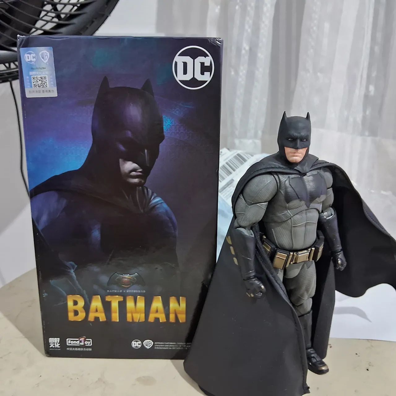 Fondjoy Batman Dark Knight Action Figure – Superhero Collectible with Extra Head Mask