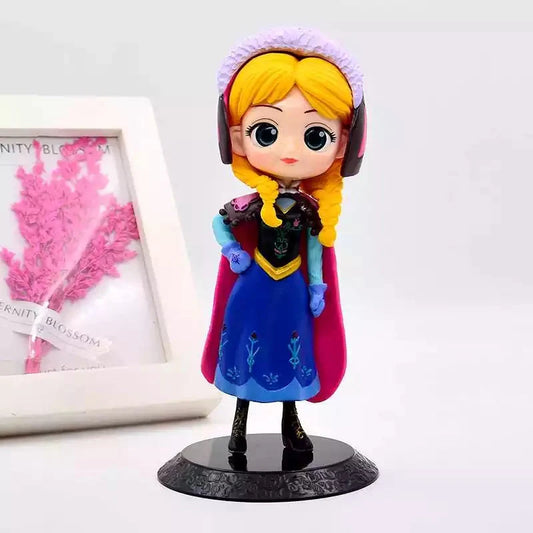 Anna Winter Outfit Q-Posket Collectible Action Figure with Headphones – 15 CM