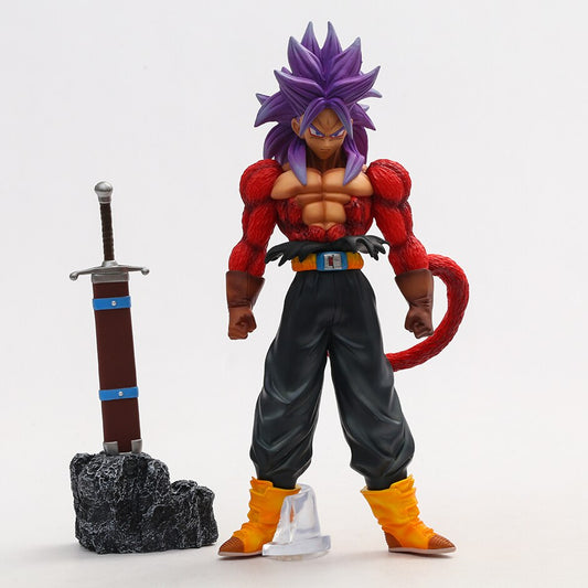 Super Saiyan 4 Future Trunks Figure – 30 cm Anime Collectible (Interchangeable Hands)