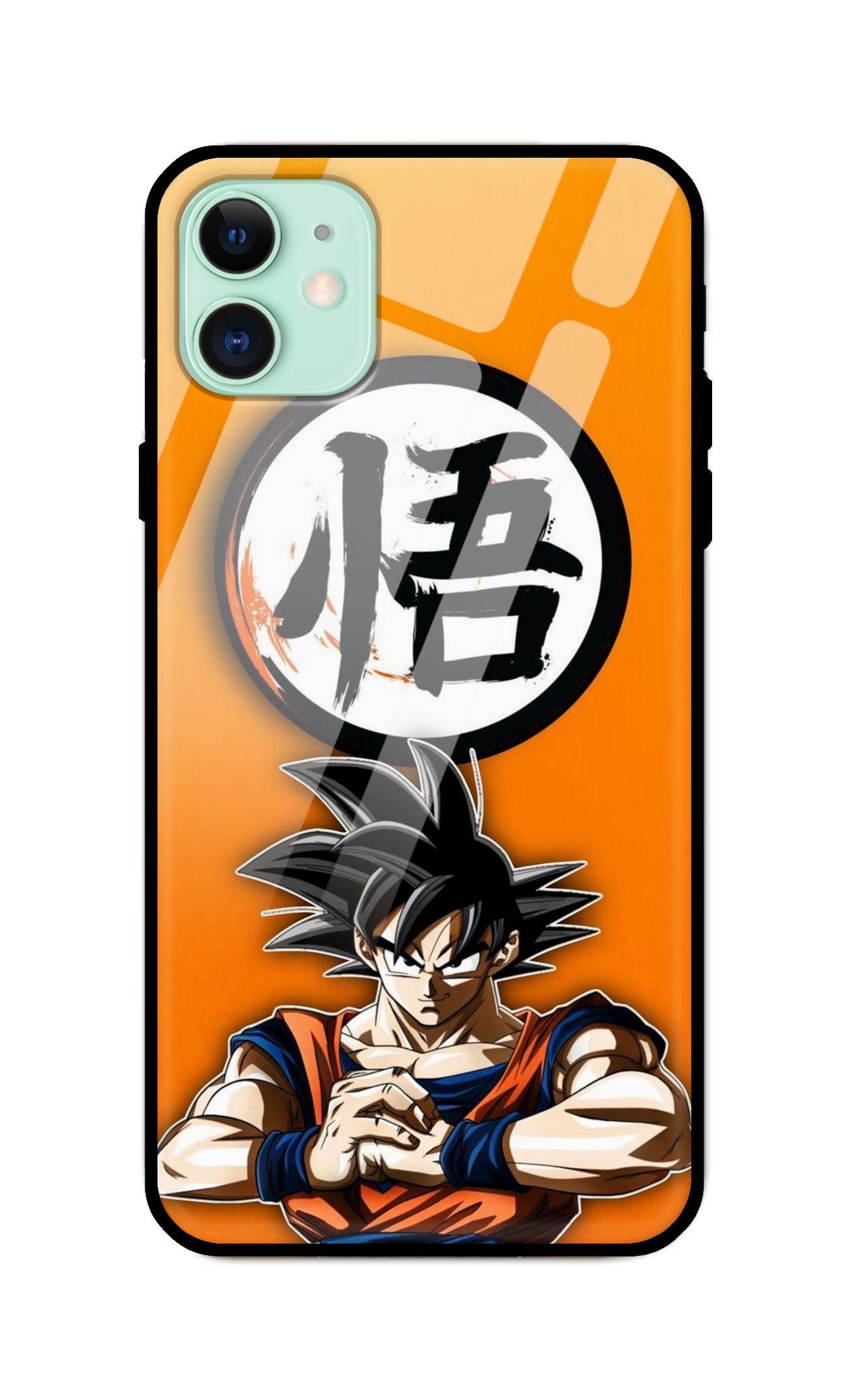 Dragon Ball Z Goku Ultra Hybrid Printed Designer Glass Back Case | Anime-Themed Stylish & Protective Cover - Drakon Lifestyle India