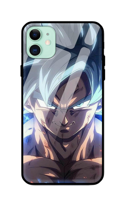 Dragon Ball Z Goku Ultra Hybrid Printed Designer Glass Back Case | Anime-Themed Stylish & Protective Cover - Drakon Lifestyle India