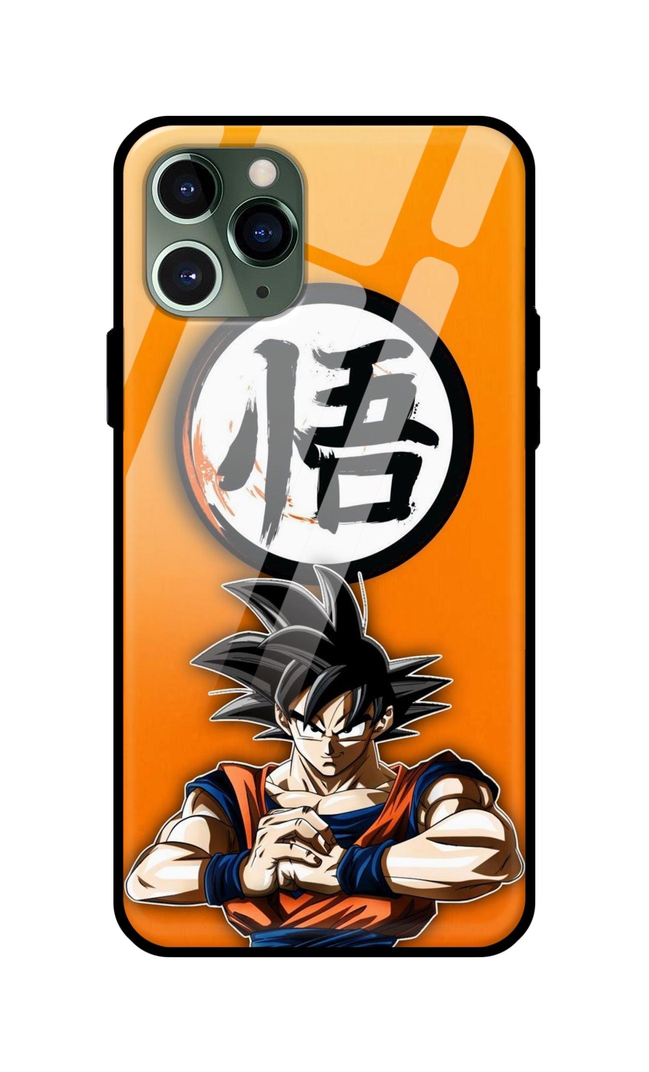 Dragon Ball Z Goku Ultra Hybrid Printed Designer Glass Back Case | Anime-Themed Stylish & Protective Cover - Drakon Lifestyle India
