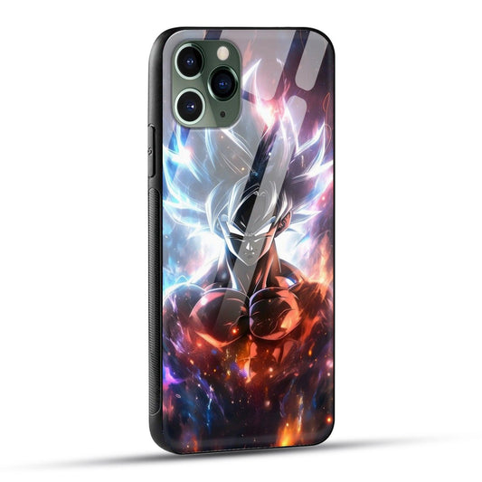 Dragon Ball Z Goku Ultra Hybrid Printed Designer Glass Back Case | Anime-Themed Stylish & Protective Cover - DRAKON