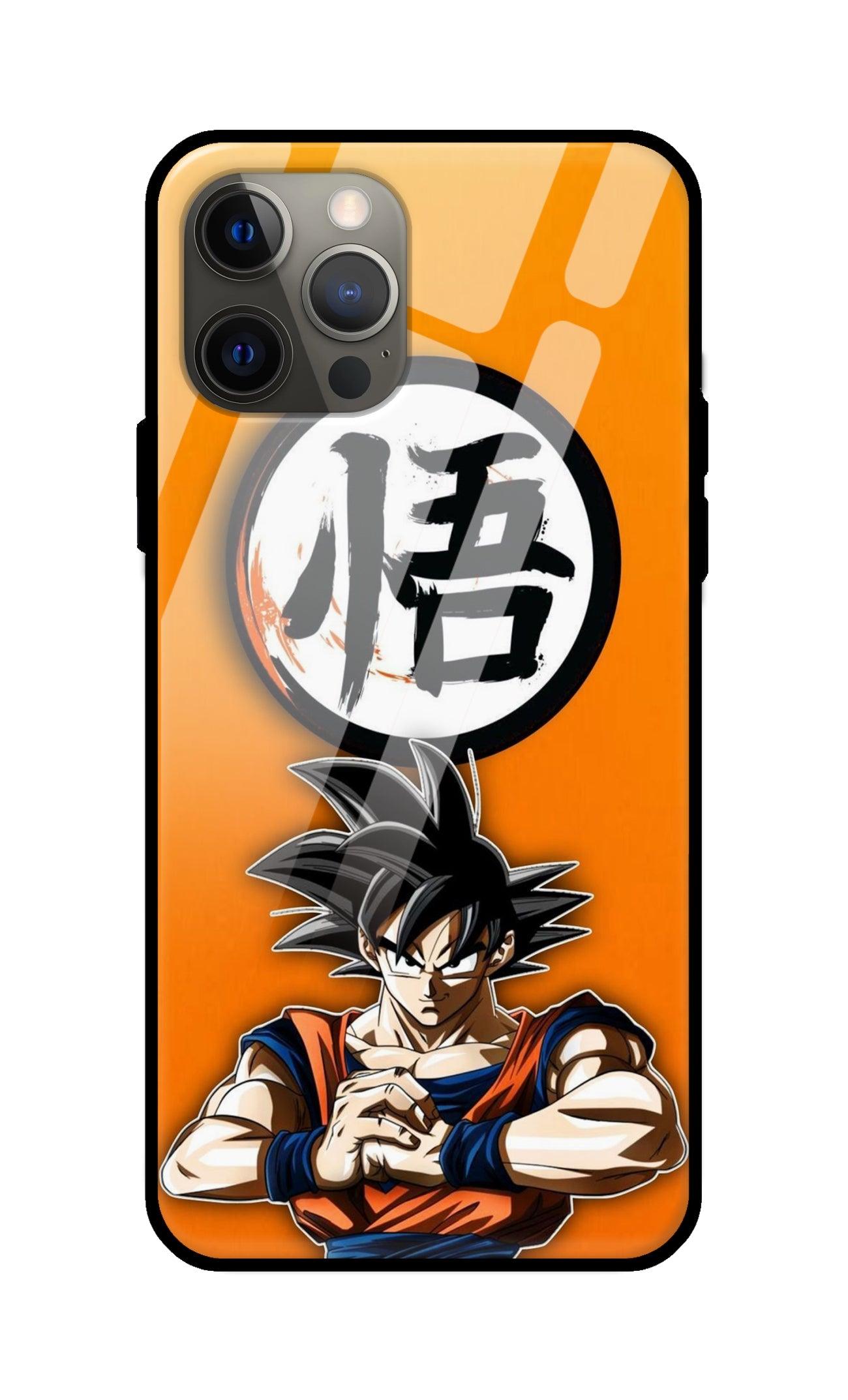 Dragon Ball Z Goku Ultra Hybrid Printed Designer Glass Back Case | Anime-Themed Stylish & Protective Cover - Drakon Lifestyle India