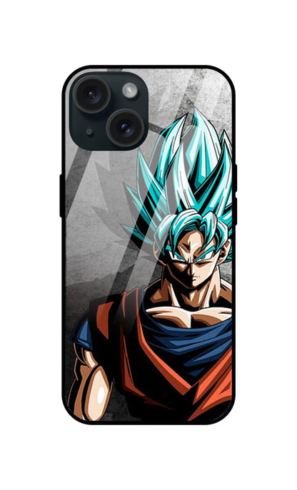 Dragon Ball Z Goku Ultra Hybrid Printed Designer Glass Back Case | Anime-Themed Stylish & Protective Cover - Drakon Lifestyle India