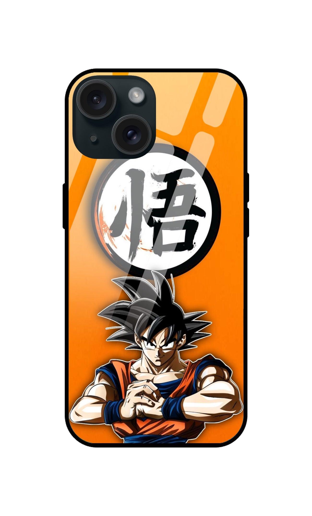 Dragon Ball Z Goku Ultra Hybrid Printed Designer Glass Back Case | Anime-Themed Stylish & Protective Cover - Drakon Lifestyle India