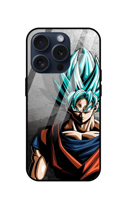 Dragon Ball Z Goku Ultra Hybrid Printed Designer Glass Back Case | Anime-Themed Stylish & Protective Cover - Drakon Lifestyle India