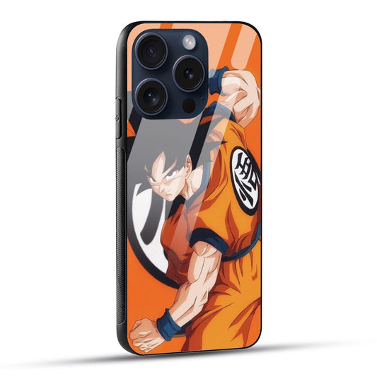 Dragon Ball Z Goku Ultra Hybrid Printed Designer Glass Back Case | Anime-Themed Stylish & Protective Cover - DRAKON