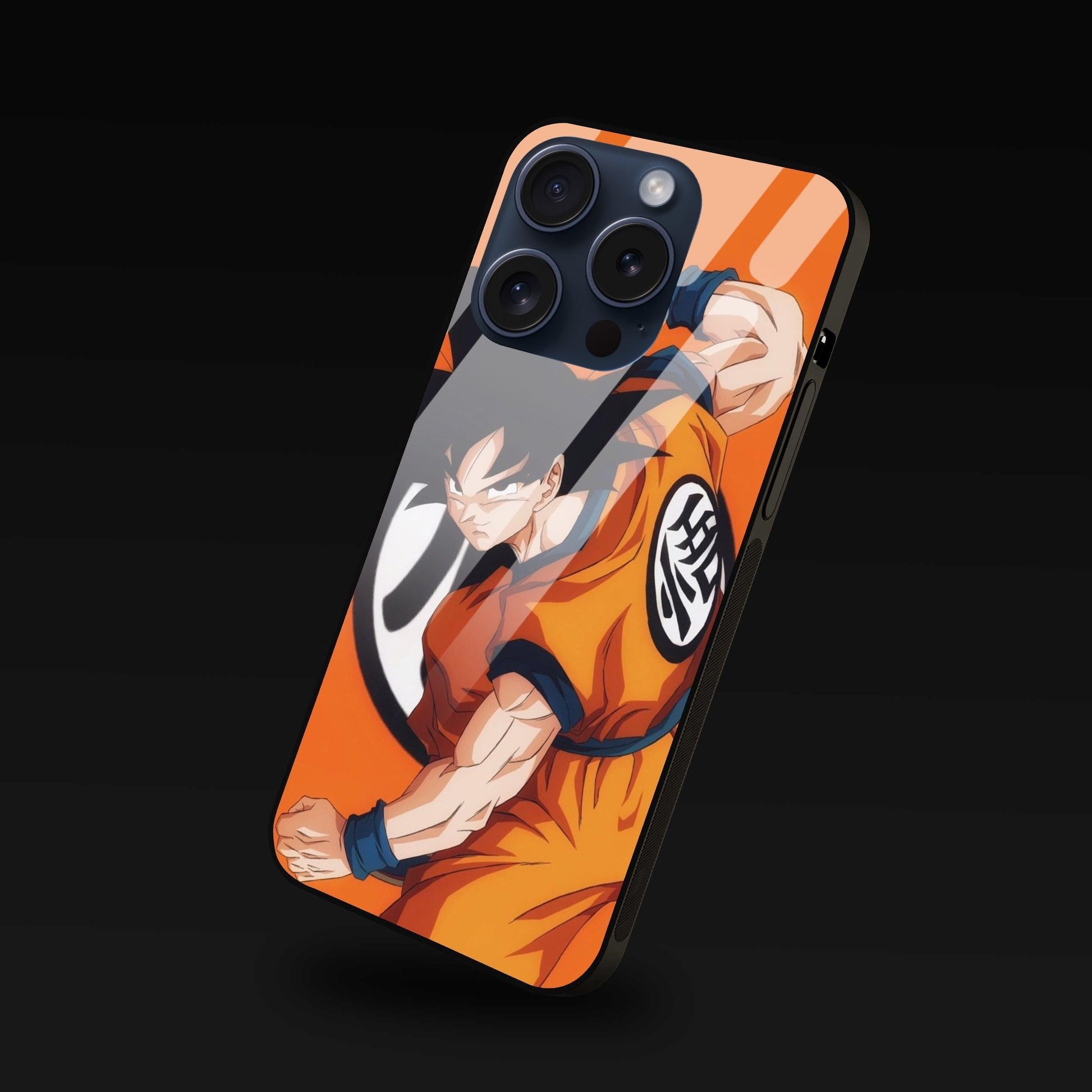 Dragon Ball Z Goku Ultra Hybrid Printed Designer Glass Back Case | Anime-Themed Stylish & Protective Cover - Drakon Lifestyle India
