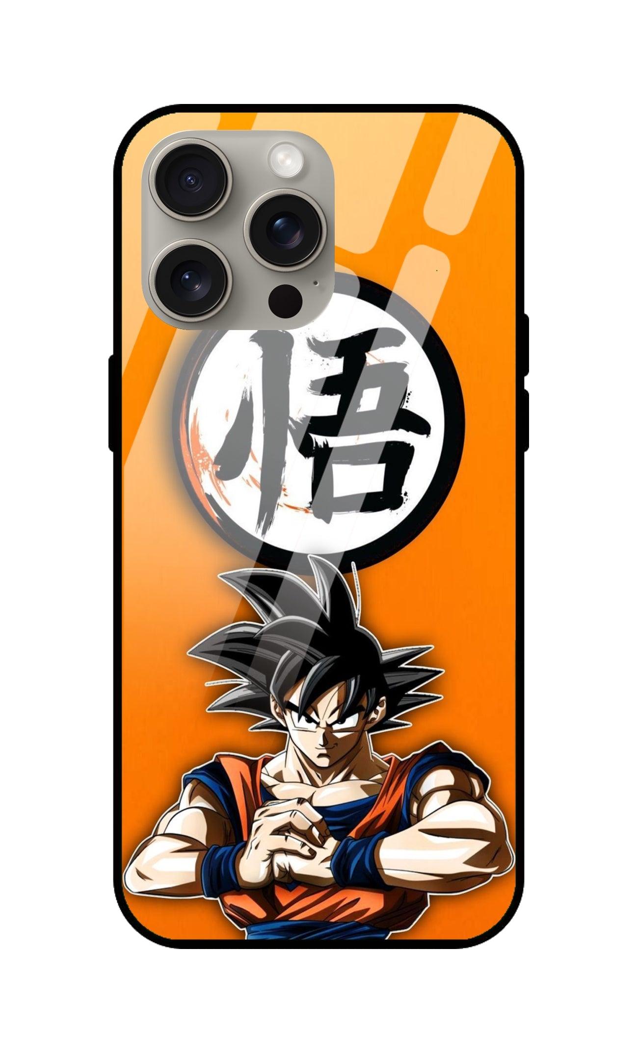 Dragon Ball Z Goku Ultra Hybrid Printed Designer Glass Back Case | Anime-Themed Stylish & Protective Cover - Drakon Lifestyle India