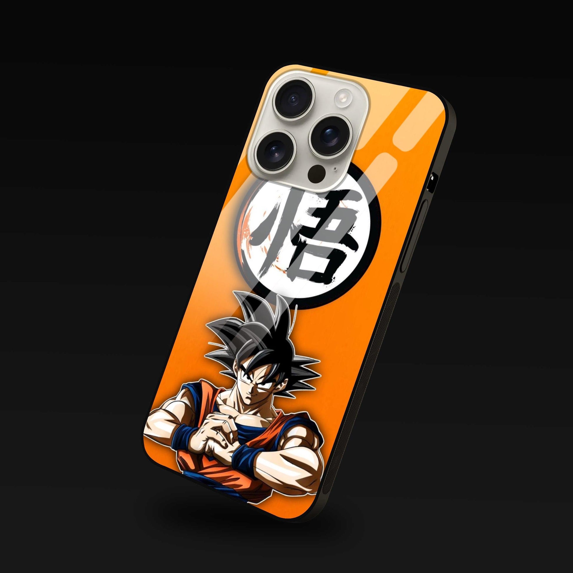 Dragon Ball Z Goku Ultra Hybrid Printed Designer Glass Back Case | Anime-Themed Stylish & Protective Cover - Drakon Lifestyle India