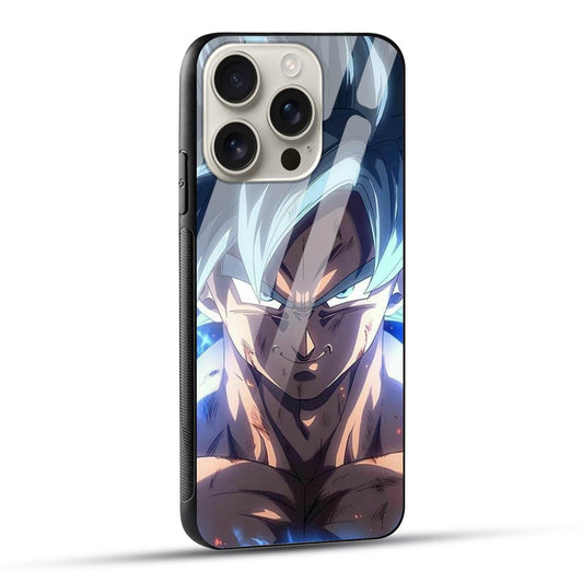 Dragon Ball Z Goku Ultra Hybrid Printed Designer Glass Back Case | Anime-Themed Stylish & Protective Cover - DRAKON