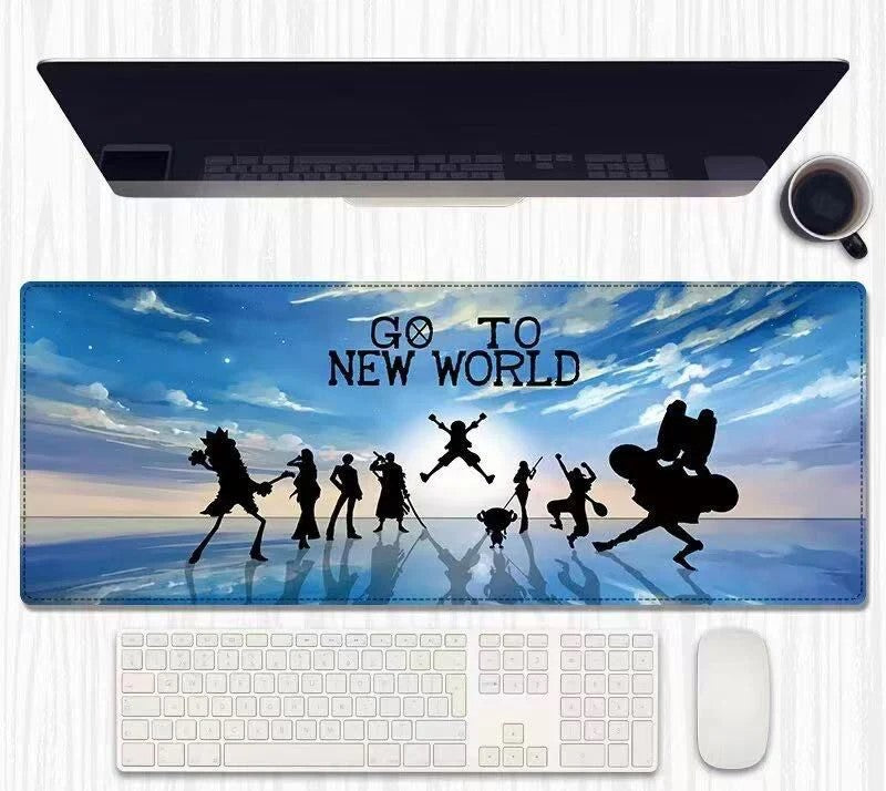 One Piece Straw Hats Go To New World Extended Deskmat