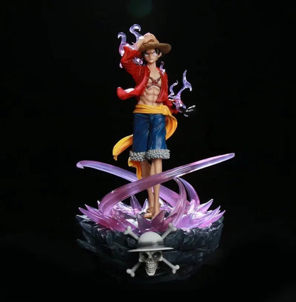 Gear 5 Aura Luffy 41 cm Purple Wave Pirate Diorama – One Piece Statue