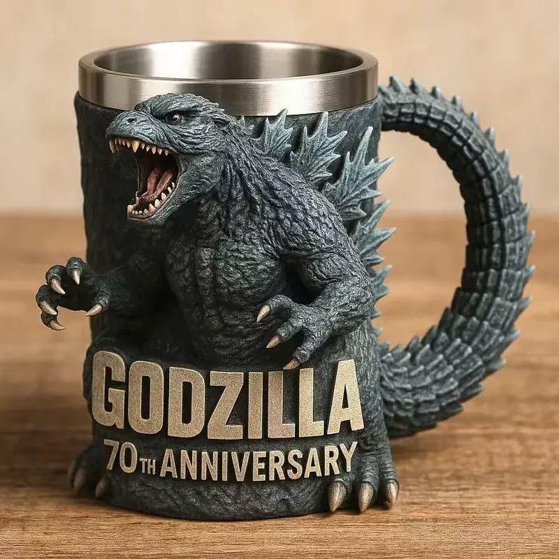 Godzilla 70th Anniversary Roaring Kaiju Stainless Steel Mug