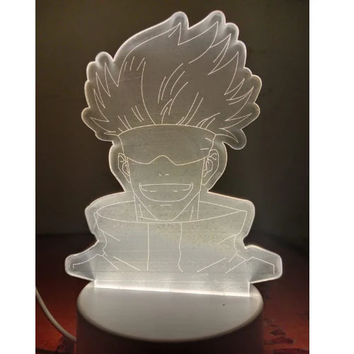 Gojo Satoru 3D LED Night Lamp – Jujutsu Kaisen Anime Light