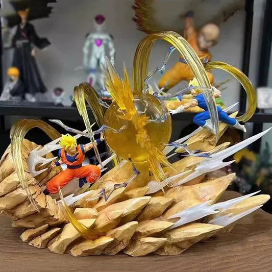 Goku vs Vegeta Dragon Ball Z Battle Figure – 18 cm Anime Collectible