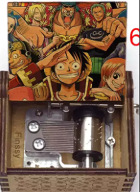One Piece Straw Hats Music Box - Full Crew Crank Collectible