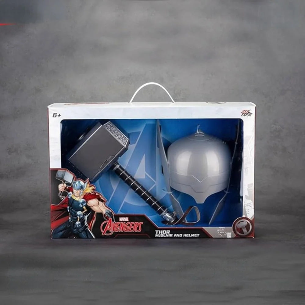 ZD Toys Thor Mjolnir Hammer & Mask Set for Kids – Avengers Cosplay Collectible