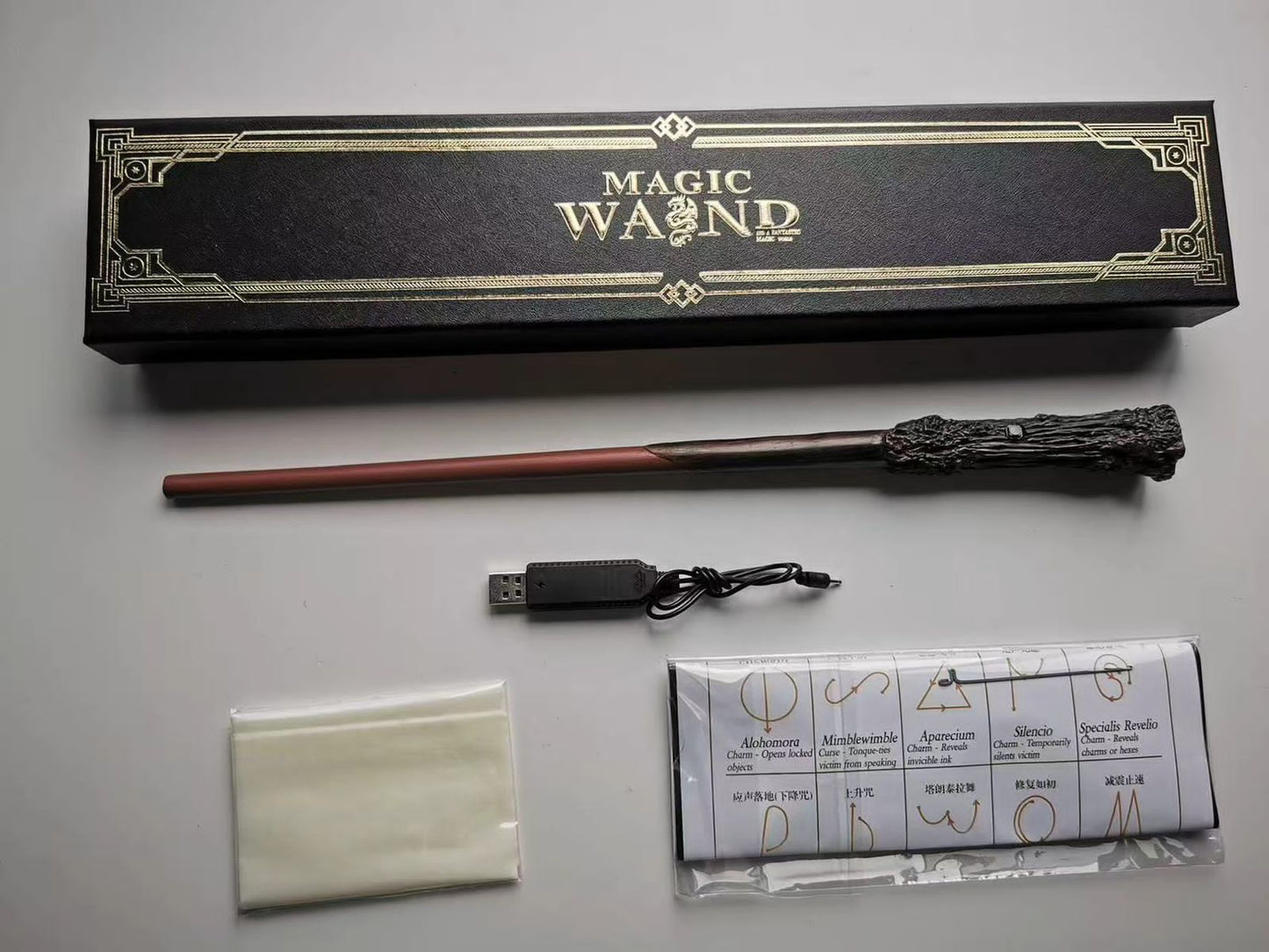 Harry Potter Fire Shooting Magic Wand 40 cm Rechargeable