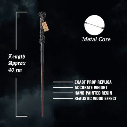 Harry Potter Magic Wand 40cm Metal Core Premium Prop Replica with Gift Box