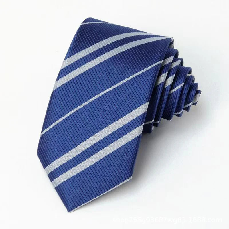 Gryffindor Striped Tie – Wizard House Red & Gold Neck Tie