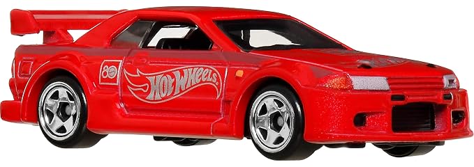 Hot Wheels 80th Anniversary Red Edition 8-Piece 1:64 Scale Die Cast Car Gift Set
