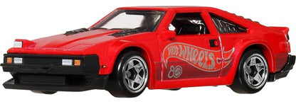 Hot Wheels 80th Anniversary Red Edition 8-Piece 1:64 Scale Die Cast Car Gift Set