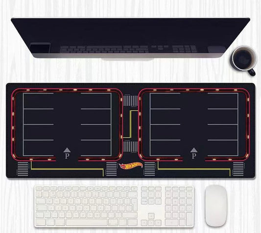 Hot Wheels Parking Garage Desk Mat - Gaming Mouse Pad