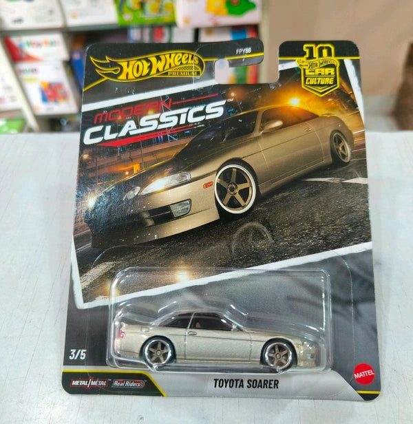 Hot wheels Car Culture 10th Anniversary 1:64 Scale Die Cast Premium Collection 2026 1994 NISMO 270R (S14)  FERRARI TESTAROSSA  TOYOTA SOARER  PORSCHE 993 GT2 MAZDA 323 GTR  MODERN CLASSICS  Set of 5 Cars