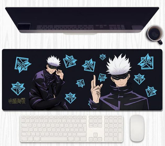 Infinity Sorcerer Desk Mat 80×30 cm – Extended Keyboard & Mouse Pad with Anti‑Slip Rubber and Stitched Edges