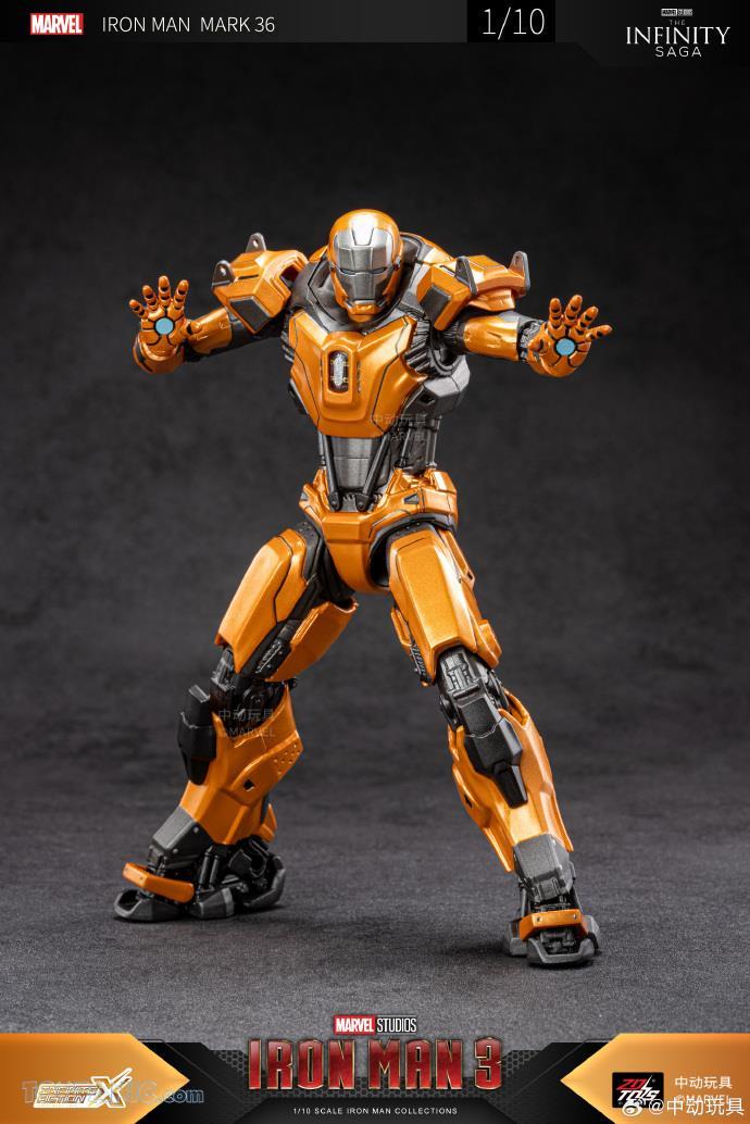 Iron Man Mark 36 Action Figure – ZD Toys Marvel 1/10 Scale Collectible