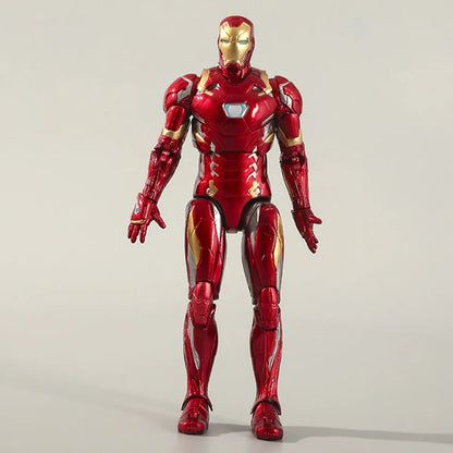 Iron Man 18 cm Action Figure – Articulated Arms & Legs, Red/Gold Armor.
