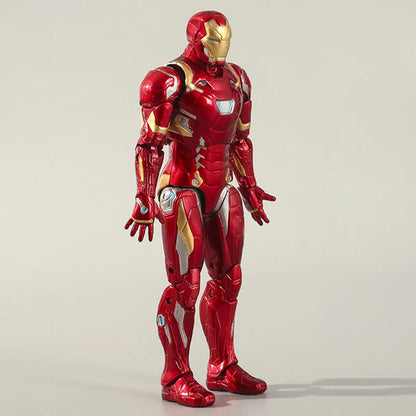 Iron Man 18 cm Action Figure – Articulated Arms & Legs, Red/Gold Armor.