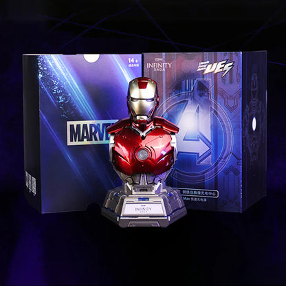 Killerbody Marvel Iron Man MK3 Charging Center 65W 5-port, Fast Charging Station with LED Lights & Sound Effects