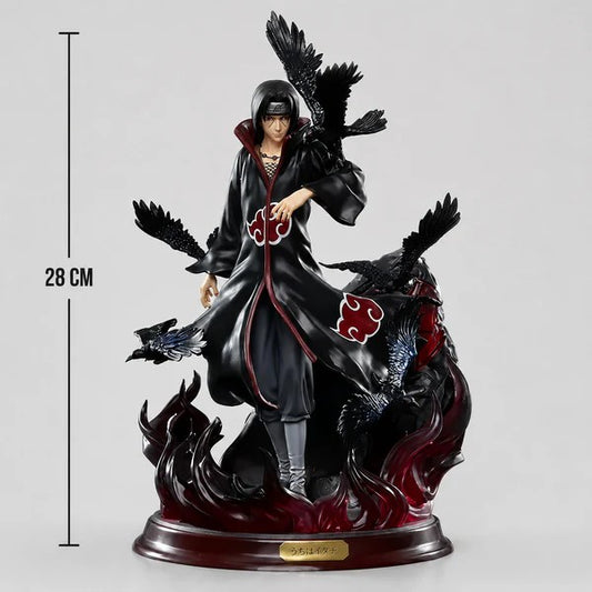 Itachi Uchiha Naruto Crow Statue Anime Action Figure 28 cm – Premium Collectible Display