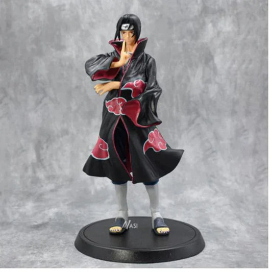 Itachi Uchiha Standing Figure – 21 cm Naruto Akatsuki Anime Collectible - Drakon Lifestyle India