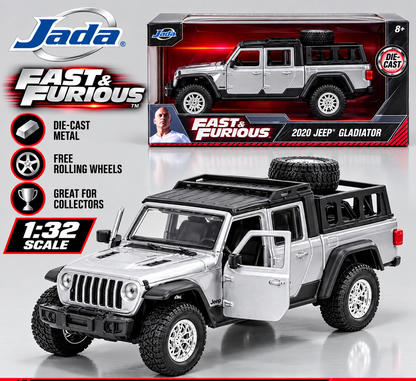 Jada Toys Fast & Furious 2020 Jeep Gladiator 1:32 Scale Die Cast Model Car
