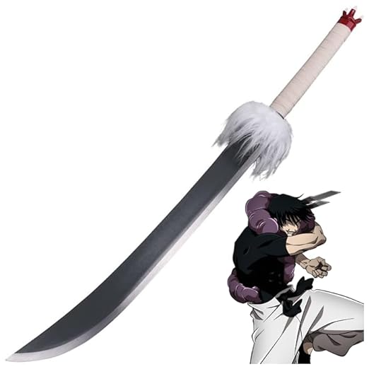 Jujutsu Kaisen Toji Fushiguro Inverted Spear of Heaven Bamboo Wooden katana Cosplay (130 cm)