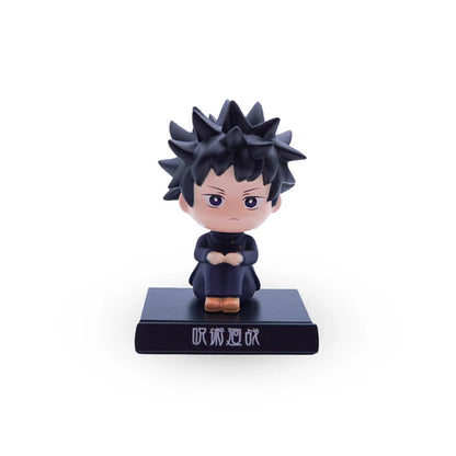 Jujutsu Kaisen Megumi Bobblehead – 11 cm Dashboard Figure with Kanji Base