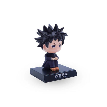 Jujutsu Kaisen Megumi Bobblehead – 11 cm Dashboard Figure with Kanji Base