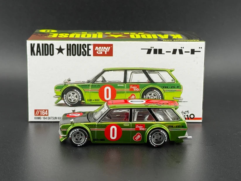 1:64 Kaido House x Mini GT Datsun 510 Wagon OG Flow Diecast – Limited Edition KHMG164