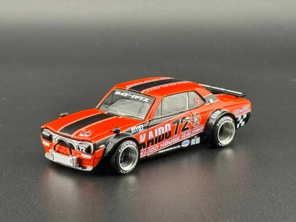 1:64 Kaido House x Mini GT Nissan Skyline 2000GT-R (KPGC10) Kaido Racing V1 #195 Diecast – Limited Edition