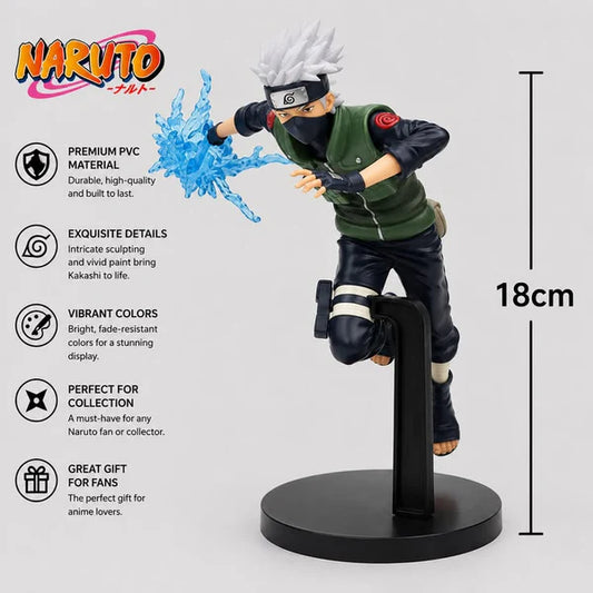 Naruto Kakashi Hatake Chidori Lightning Blade Action Figure 18 cm