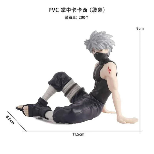 Kakashi Sitting Pose Action Figure – 9 cm Collectible Ninja Statue - Drakon Lifestyle India