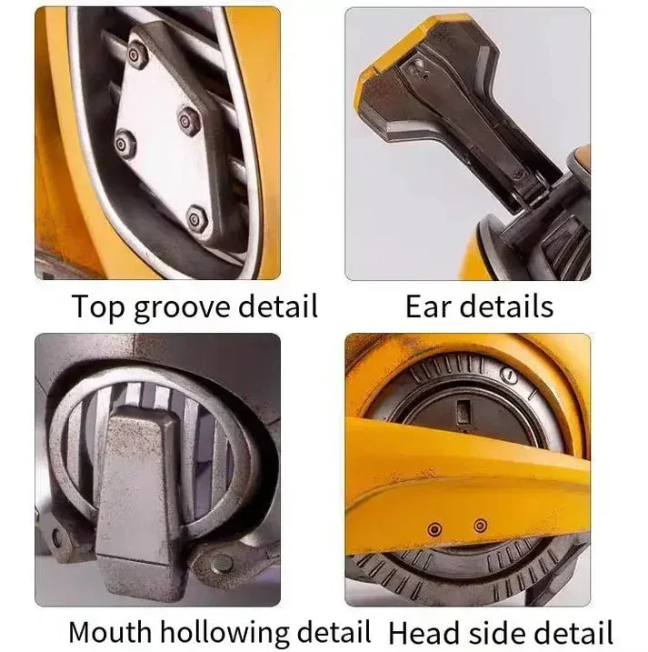 Bumblebee helmet detailing close up premium finish Transformers collectible item